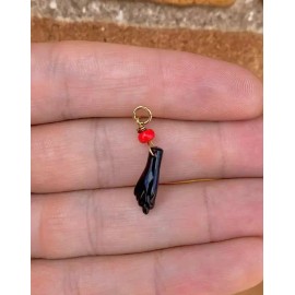 Prime Jewelry 269 Black Red Beads Pendant Azabache Good Luck Charm Gifts Womens Mens Boys Girls