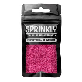 SPRINKLY - Matt Sugar Strands - Pink - 30g