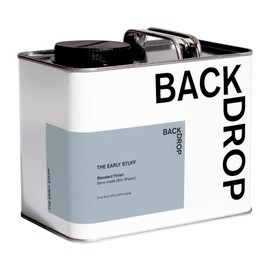 BACKDROP | Premium Interior Paint | Standard Semi Matte, Low Sheen Finish | Self-Priming, Low VOC, Green Wise Certified | THE EARLY STUFF – Cool blue with a hint of gray | 0.5 Gallon