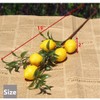 XIZHI 6 ramas de limón falsas de 19 pulgadas para