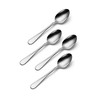 Oneida 2865004C Flight Everyday Flatware Teaspoons 18/0 Stainless Steel, Silver