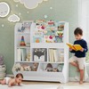 IRONCK Bookshelf and Toy Storage Organizer, Book Shelf for Room,