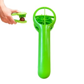 Grape Cutter Grape Tomato Slicer with Ergonomic Long Handle Handheld Strawberry Cutter Quarter Slicer Tools for Grapes Cherry Tomatoes On The Vine Strawberries Veggies Fruit Salad