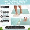 Enkosi Loofah Non-Slip Shower Mat - Shower Floors, Bathtub, Bathrooms,