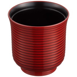 Bowl: Fukui Craft Chopstick Wash Bowl Lacquer Red Diameter 3.0 x H 3.8 inches (7.7 x 9.7 cm) 220cc 3-185-5 Red