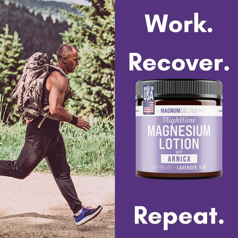 Magnum Solace Nighttime Magnesium Lotion with Arnica