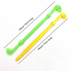 GZXYUAN 4 Pieces Easy Hook Loop Tyer Plastic Hook Disgorger Fishing Tie Fast Nail Manual Knot Tying Tool Fishing Hook Tier Set for Fly Fishing