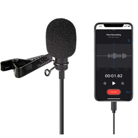 ayex Lavalier-Mikrofon mit Type-C zb für Smartphones Tablets PC perfekt für Interviews Vlogging Livestreams LV-1