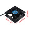 2PCS 80mm USB Fan 5V Brushless 8025 80x25mm for Cooling