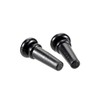 RuiJOTWAT 2Pcs Ebony End Pins Endpins For Acoustic Guitar Bridge