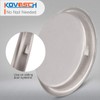 KOVOSCH 6 Pack Closet Door Finger Pull Satin Nickel- 2-1/8”