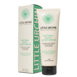 LITTLE URCHIN Natural Daily Moisturiser, 100g | Skin-Loving Organic Ingredients | Hydrate, Nourish & Enrich With Antioxidant & Anti-Ageing Benefits