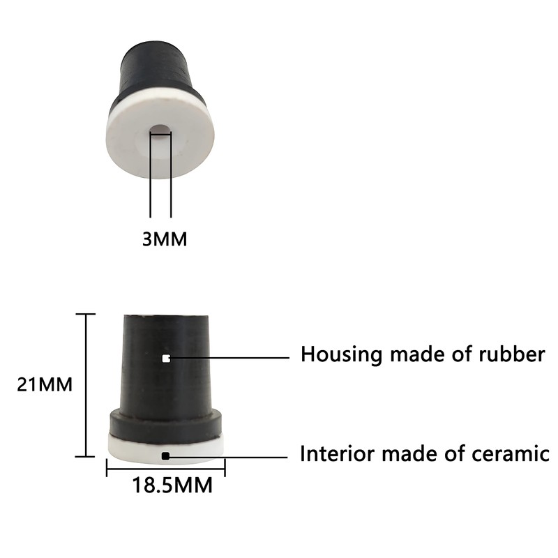 Ceramic Rubber Blast Nozzles Tips Abrasive Sand Blaster Blasting for