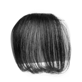 FOMIYES 2pcs Clip Hair Fringe for Women Human Hair Bangs Extensions Natural Looking Heat Resistant
