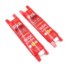 Namvo 2 Piece Slow Release Water Soluble PVA Net Minelayer 5 Metre Nest Builder Fishing Bait Net, Fast Melt PVA Bag (37 mm Wide)