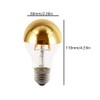 Lxcom Lighting A60/A19 Half Chrome Light Bulb 6W (60 Watt