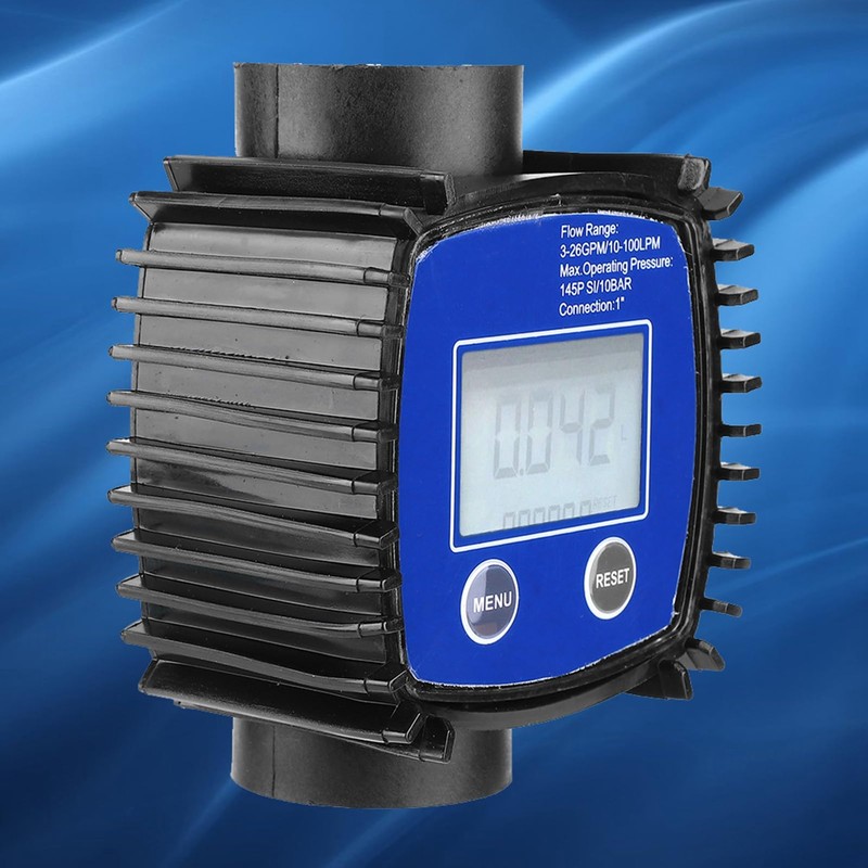 Flow Meter, Digital Display, Highly Accurate Water Diesel Flow Meter,