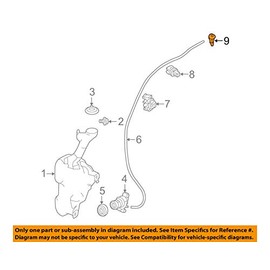 Honda Genuine 76810-TX4-A01 Nozzle Assembly