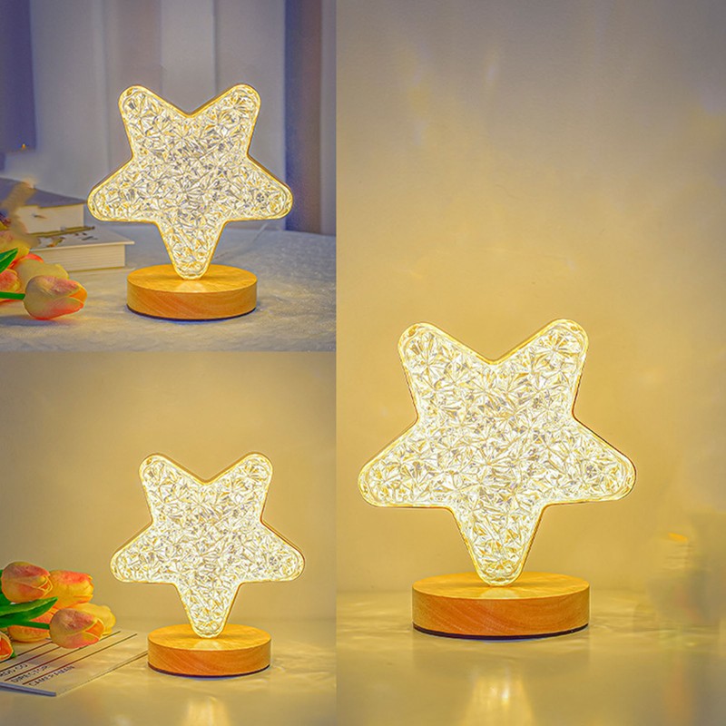 Decorative Table Lamp Bedside Night Light Romantic Table Lamps Innovative