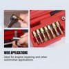Angchun 15PCS Metric Thread Chaser Set, Thread Repair kit with