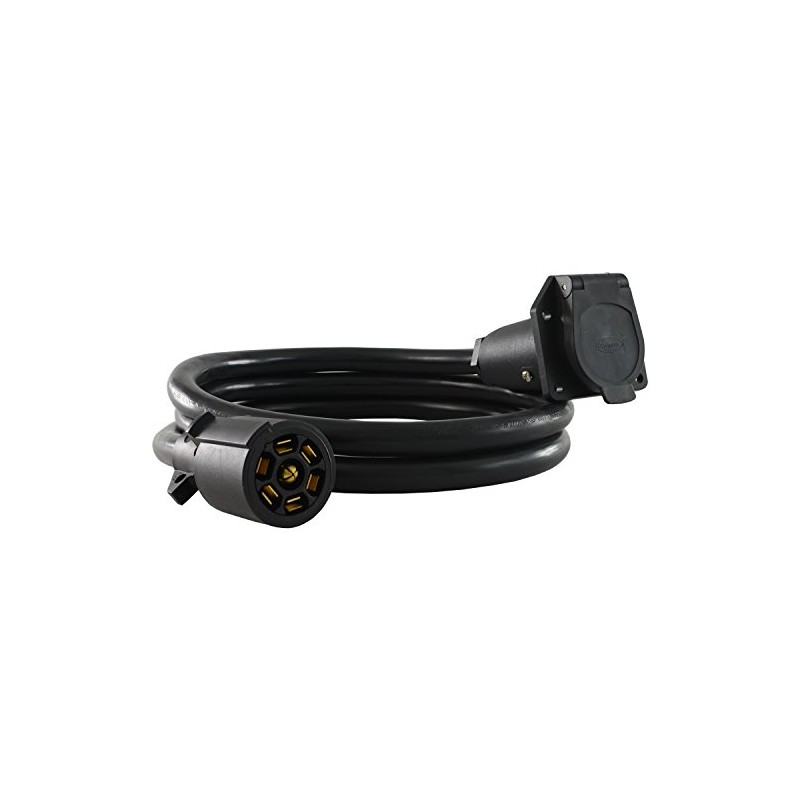 Conntek 10110-096EX 7-Way Inline Trailer Extension Cord (8 Feet)