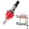 Flow Meter Regulator for Underfloor Heating Systems Optimum Performance (3/8)