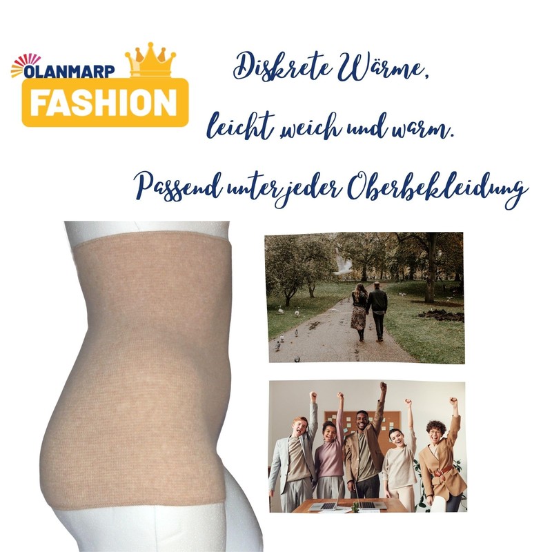 Olanmarp Premium Light Angora Body and Kidney Warmer Made of