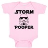 Snappy Suits Storm Pooper Trooper Cute & Funny Unisex Baby