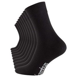 Vincent Creation 6-9 Pairs Bamboo Socks Unisex Bamboo Socks for Men and Women Hand Linked Lace - 35-38