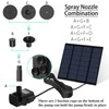Solar Water Fountain for Bird Bath with Seperate Solar Panel