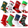 ZZXLOPEZ Christmas Socks Festive Socks Women's 36-42 Cotton Motif Socks