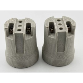Unbranded Rebaydo™ 2pcs F519 E26/E27 Lamp Holder with Screws