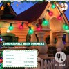 G40 LED Outdoor Christmas String Lights 25FT Hanging Globe String