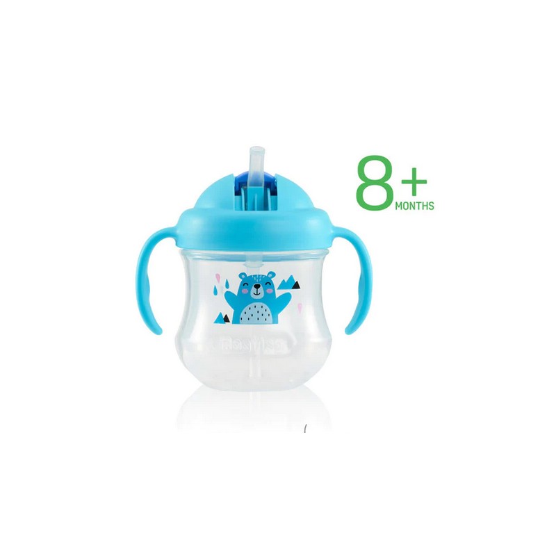 Pigeon MagMag Straw Cup Blue Bear 200mL