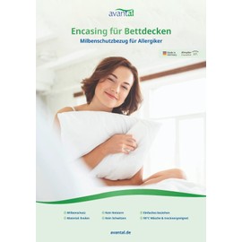 Mite Protection Pillow Case 50 x 70 cm | Encasing | Anti-Mite Bed Linen | Dust Mite Proof | Premium Mite Protection for Pillows