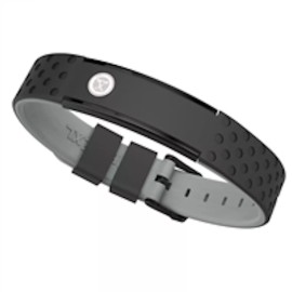 ProExl 9K Sports Golfers Magnetic Bracelet Black Gray Silicone Waterproof Strap