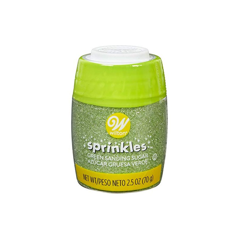 Wilton Sanding Sugar Sprinkles Assorted Colors; 2.5oz (Green)