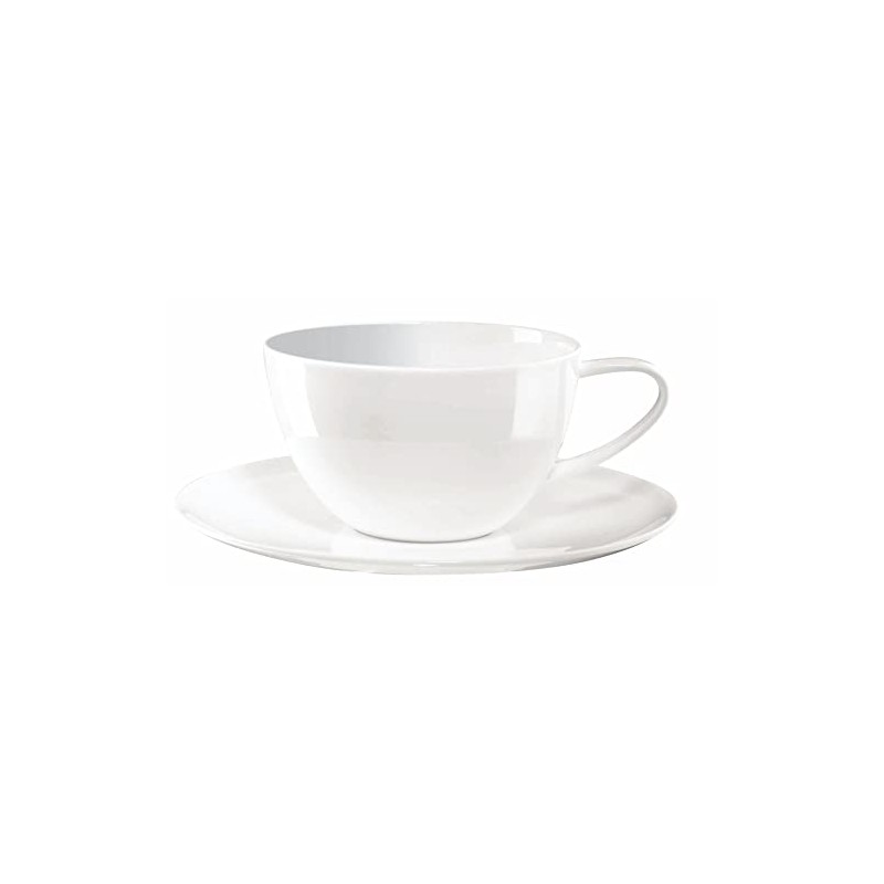 ASA A Table Café Au Lait Tasse, Porzellan, Weiß, 12.1