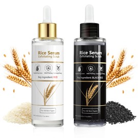 Exfoliating Rice Peel Shot Face Serum & Body Scrub,
