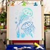 GORGECRAFT Jellyfish Stencil 30×21cm Marine Life Stencils Seaweed Ocean Theme