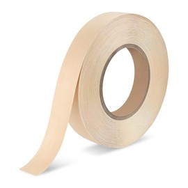 BEVTEE Birch Edge Banding 3/4 Inch x 50 ft Wood Veneer Roll Pre-glued, Flexible, Birch Iron-on Veneer Edge Band for Plywood & Furniture Edging, Natural Wood Color for DIY & Professional Projects