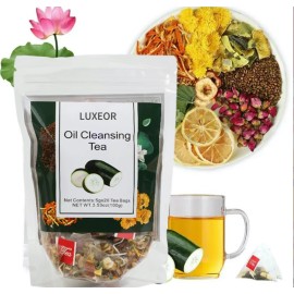 Maani Essence Winter Melon Lotus Leaf Tea, Oil Cleansing Tea for Liver & Kidney wax gourd