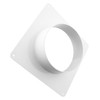 DGHAOP Plastic Air Duct Connector Flange Panel 6" Dryer Vent