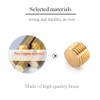 KtbeYTi 4 Pcs Male Thread Brass Internal Hex Head 3/4