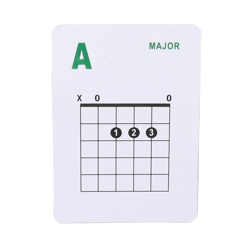 Guitar Chords Card 49 Sheets 6 String Acoustic Electric Guitar