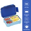 XJIANFU Brotdose Kinder mit Fächern,900ml Auslaufsichere Bento-Box, Kinder-Lunchbox,Auslaufsicher Fächern,Jausenbox Brotbox