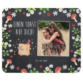 Mr. & Mrs. Panda Personalisiertes Foto Mauspad Toast Party - Geschenk, Heiratsantrag, Freund, Liebesgeschenk, Hochzeitstag, Ehemann, Liebesbeweis