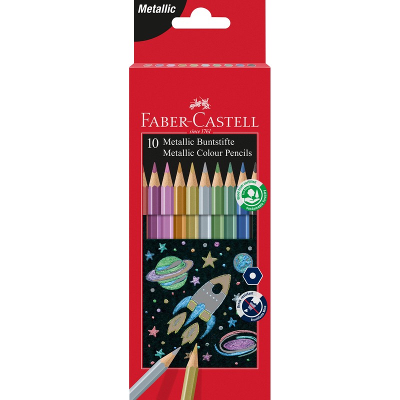 Faber-Castell 205218 Colouring Pencils Set 22 Pieces with Basic and