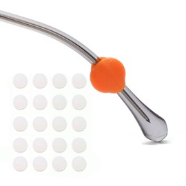 OPUGIT Glasses Ear Grips, Silicone Anti-Slip Eyeglass Temple Tip Sleeve Retainer, Comfort Glasses Retainer for Spectacle Sunglasses Reading Glasses(Transparent,L-10pairs)