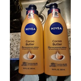 NIVEA 2 NIVEA Cocoa Butter Body Lotion 48 hr 16.9 oz With Viitamin E